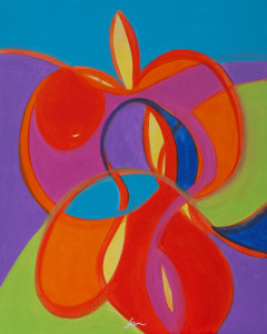 Akt 5 - Akril na platno - 50x40cm - 2014