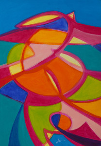 Akt v pokrajini 6 - Akril na platno - 60x45cm - 2012