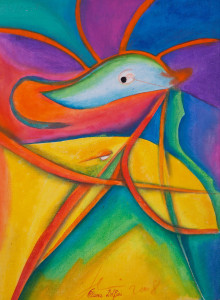 Igrivost - Akril na platno - 60x44cm - 2008