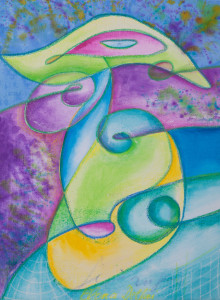 Pričakovanje - Akril na platno - 60x44cm - 2008