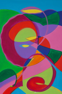 Rojstvo - Akril na platno - 100x70cm - 2014