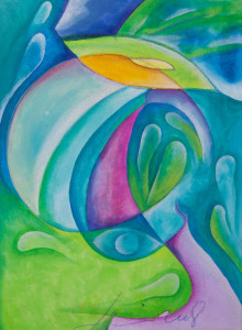 Vodstvo duš - Akril na platno - 60x44cm - 2008