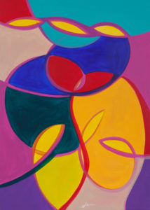 A journey to infinity - Acrylic on canvas - 70x60cm - 2014