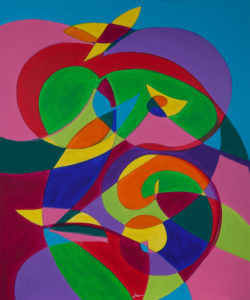 A look into the future - Acrylic on canvas -120x100cm - 2014