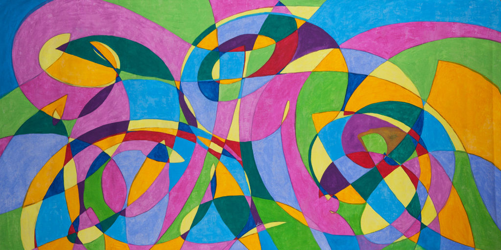 Composition 1 - Acrylic on canvas - 90x180cm - 2012