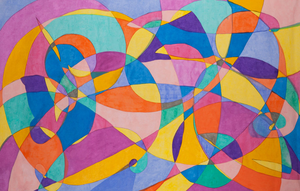Composition 2 - Acrylic on canvas - 90x141cm - 2012