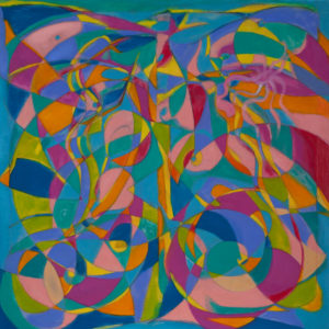 Garden of Eden 2 - Acrylic on canvas - 100.5x100.5cm - 2008