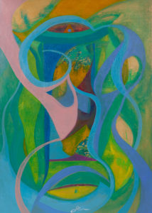 Meditation - Acrylic on canvas - 70x50cm - 2012