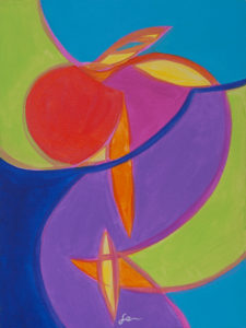 Nude 6 - Acrylic on canvas - 40x30cm - 2014