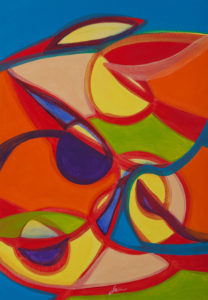 Nude in a landscape 3 - Acrylic on canvas - 60x45cm - 2012