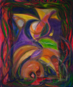 Reincarnation - Acrylic on canvas - 126x106cm - 2008