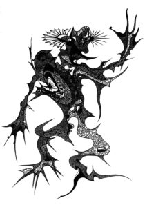 Underwater world - Silkscreen - 21x30cm - 1991