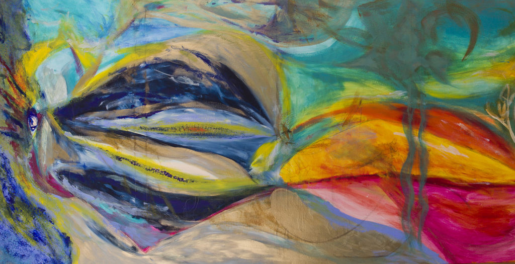 Akt 1 - Akril na platno - 100x200cm - 2007