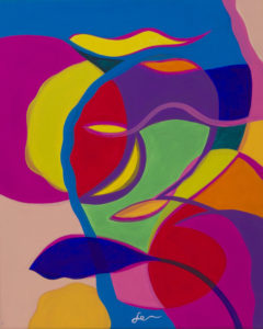 Akti v pokrajini 6 - Akril na platno - 50x40cm - 2015