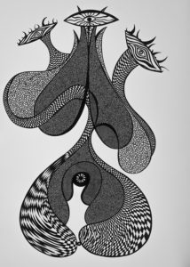 Bog in midva - 50x70cm - Sitotisk - 2016