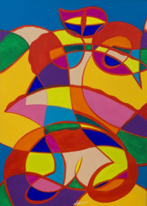 Meditacija 1 - Akril na platno - 50x70cm - 2016