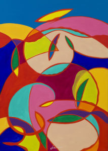 Meditacija 2 - Akril na platno - 50x70cm - 2016