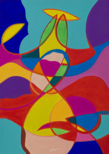 Meditacija 6 - Akril na platno - 50x70cm - 2016