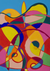 Meditacija 8 - Akril na platno - 50x70cm - 2016