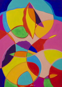 Meditacija 9 - Akril na platno - 50x70cm - 2016