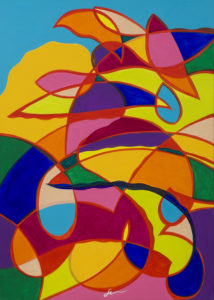 Meditation 4 - Acrylic on canvas - 50x70cm - 2016