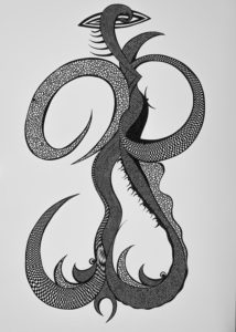 The travels of a soul - 50x70cm - Silkscreen - 2016