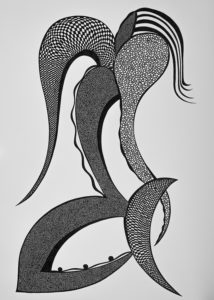 Travelling to infinity - 50x70cm - Silkscreen - 2016