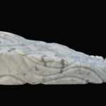 Morska deklica v laguni 3 - Cararski marmor - 78x27x17,5cm - 2018