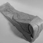 Mermaid in a net – Carrara marble – 86x22x26cm – 2016