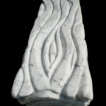 Mermaid in the lagoon 2 – Cararra marble – 86x27x18 cm – 2017